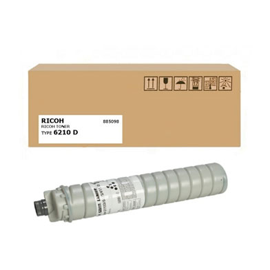 Ricoh 885098 Type 6210D Black Toner Cartridge (43,000 Pages)