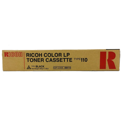 Ricoh Type 110 Black Toner Cartridge (18,000 Pages)