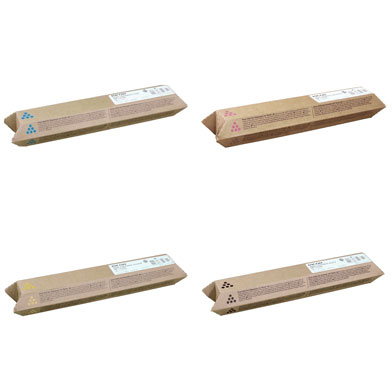 Ricoh RICOHMPC2550VAL Toner Cartridge Value Pack CMY (5,500 Pages) K (10,000 Pages)