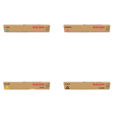 Ricoh Toner Cartridge Value Pack CMY (15,000 Pages) K (20,000 Pages)