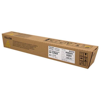 Ricoh 841818 Yellow Toner Cartridge (18,000 Pages)