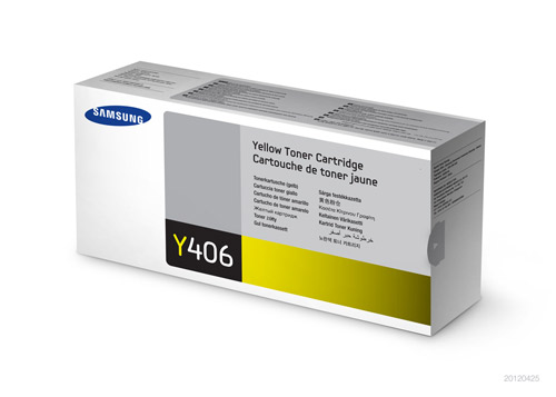 Samsung SU462A CLT-Y406S Yellow Toner Cartridge (1,000 Pages)