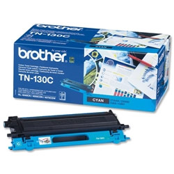 Brother TN130C Cyan Toner Cartridge (1,500 Pages)