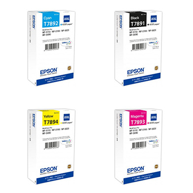 Epson T789 Bundle Pack CMYK(4,000 Pages)