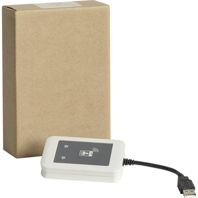 Xerox 497N05762 ELATEC TWN4 MultiTech 2 LF RFID Card Reader (White 2m USB Cable)