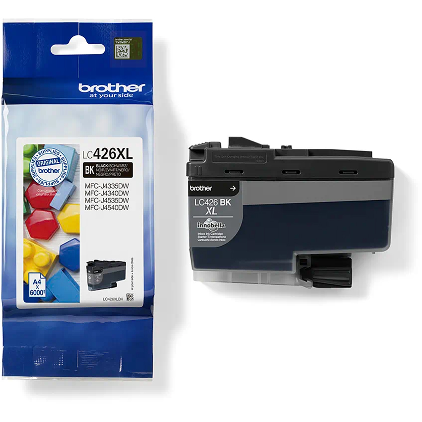 Genuine Brother LC426XLBK LC-426XLBK High Yield Black Ink Cartridge (6,000 Pages) for Brother MFC-J4340DW , MFC-J4540DW Printers