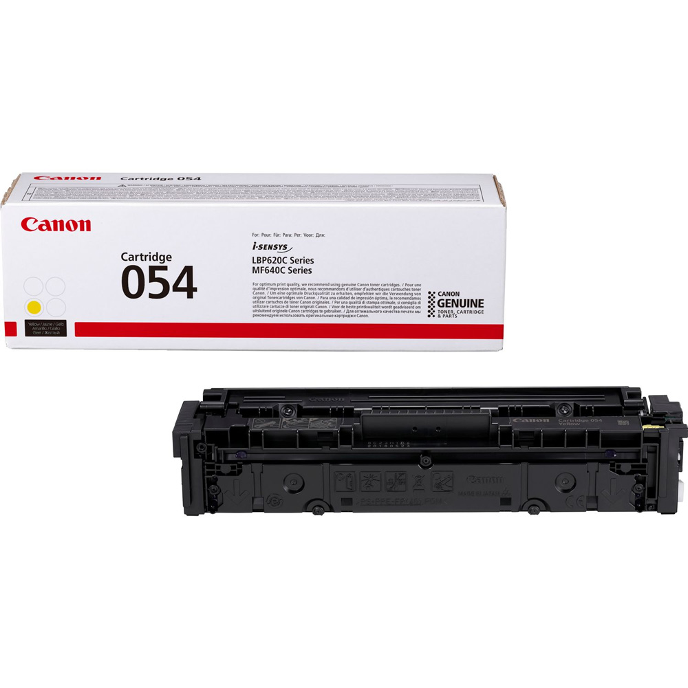 Canon 3021C002 LBP621 054 Yellow Toner Cartridge (1,200 Pages)