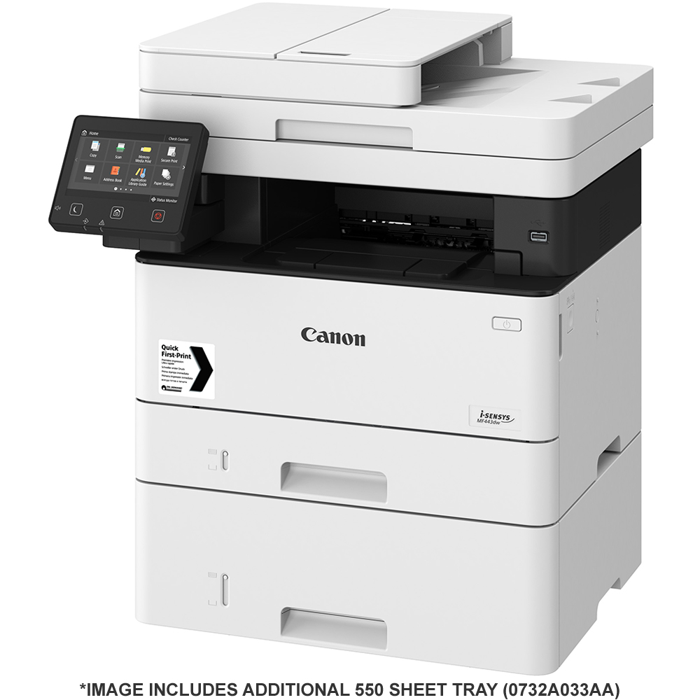 Canon i-SENSYS MF443dw A4 Mono Multifunction Laser Printer - 3514C041AA