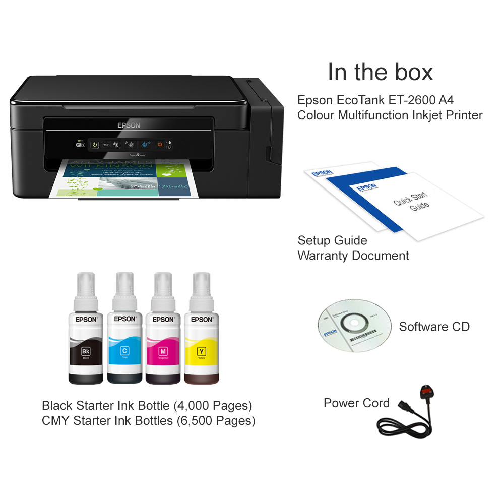 EcoTank A4 Colour Multifunction Printer - C11CF46401