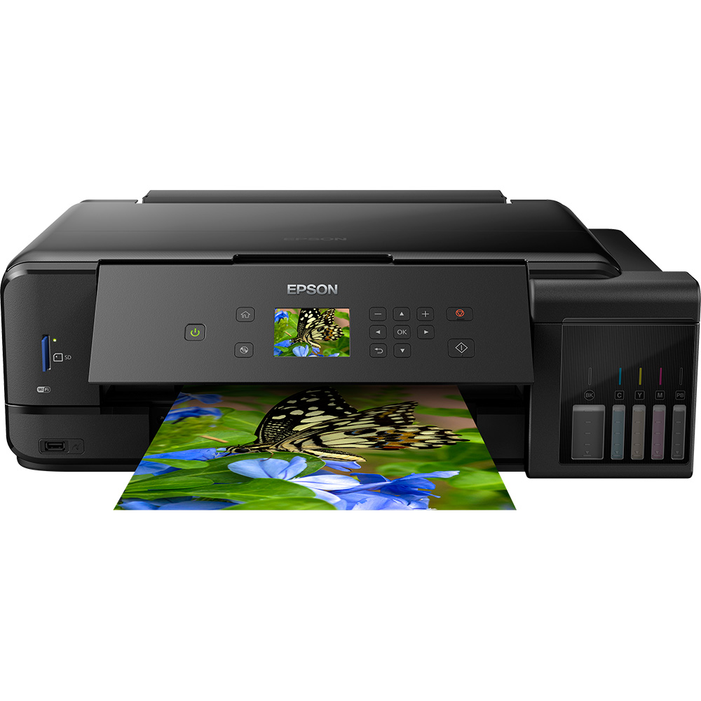 Epson ET-8550 setup. Initial install of the Epson EcoTank A3+ printer. Ink  loading and software 