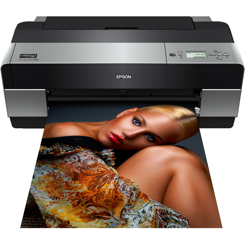 Passende træk vejret pause Epson Stylus Pro 3880 A2 Colour Large Format Printer - C11CA61001BX