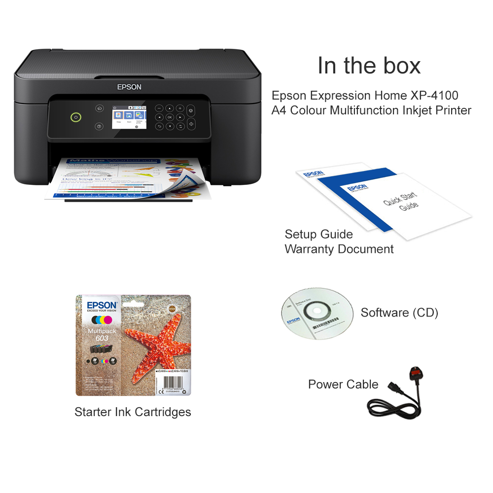 Epson Expression Home XP-4100 specifications