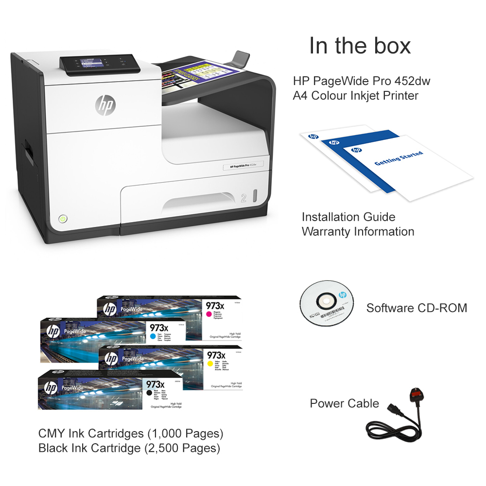 Hp pagewide discount pro 452dw