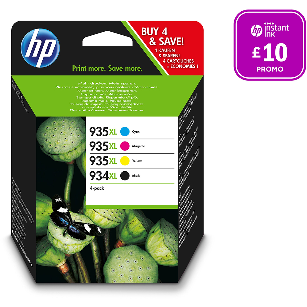HP 934XL 935XL Ink Pack CMY 825 Pages Black 1000 Pages