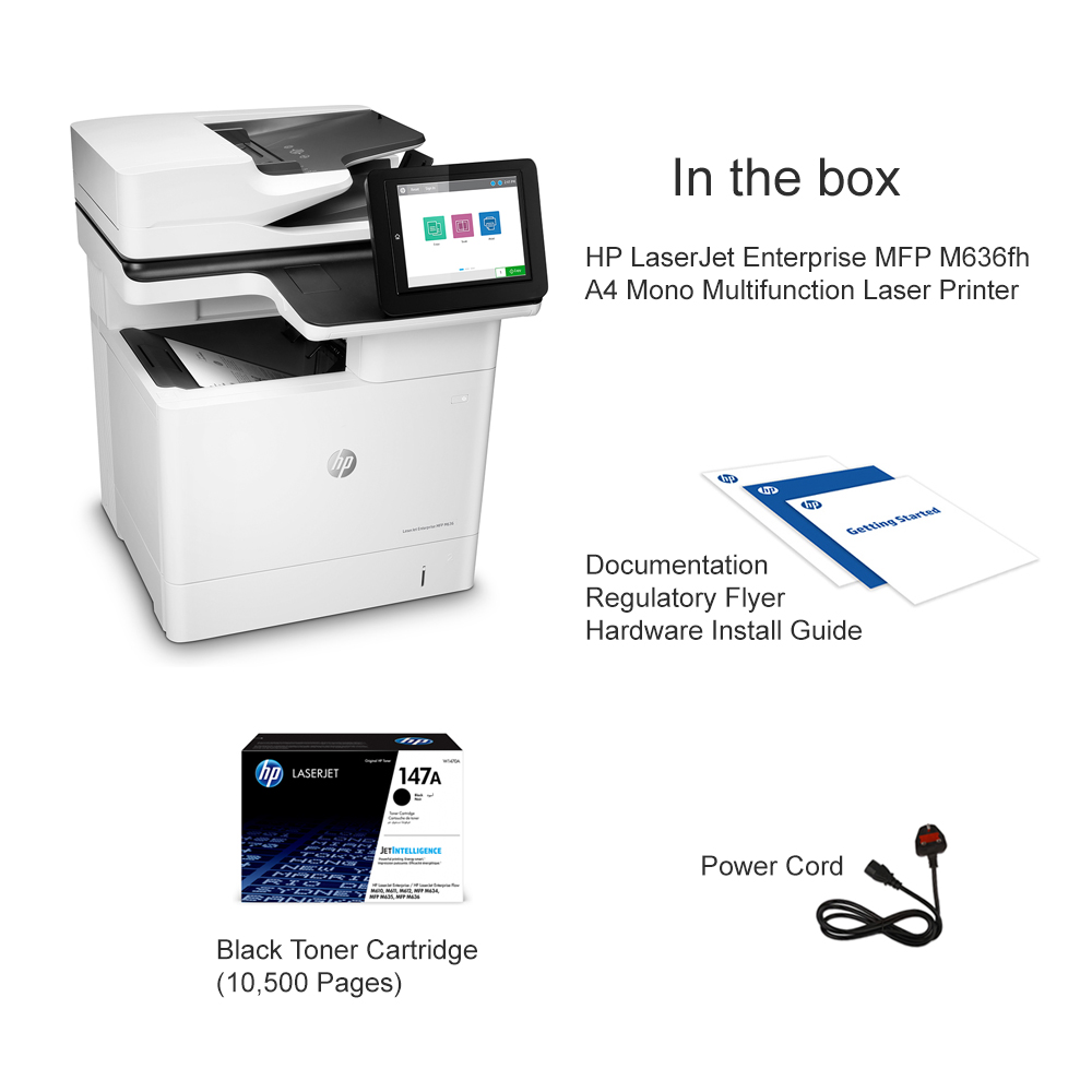 HP LaserJet Enterprise MFP M636fh