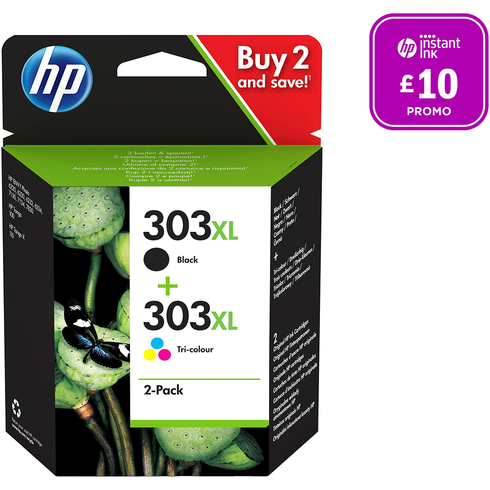 HP 303XL High Yield Tri-color Original Ink Cartridge