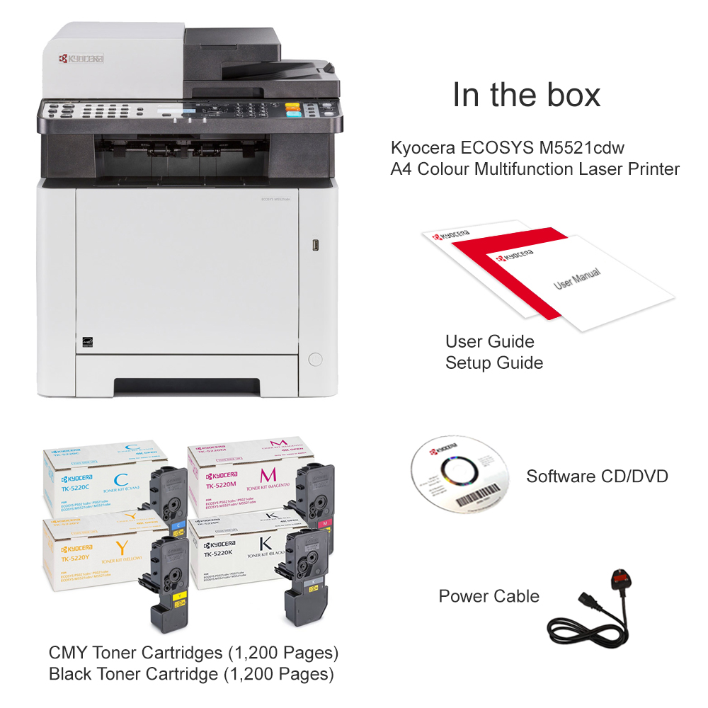 Kyocera discount ecosys m5521cdw