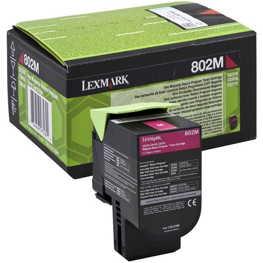 Lexmark 80C20M0 Magenta RP Toner Cartridge (1,000 Pages)