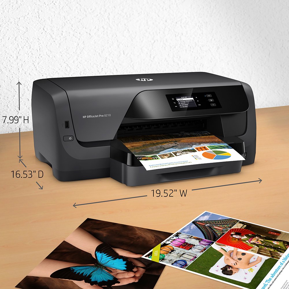 HP OfficeJet Pro 8210 A4 Colour Inkjet Wireless Printer - D9L63A