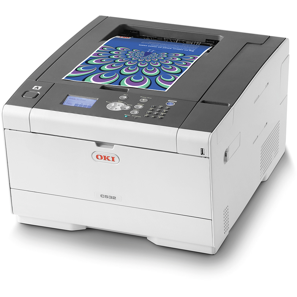 Принтеры oki купить. OKI c532 принтер. Принтер OKI цветной. OKI цветной лазерный принтер а4. Лазерный принтер фотобумага OKI 532.