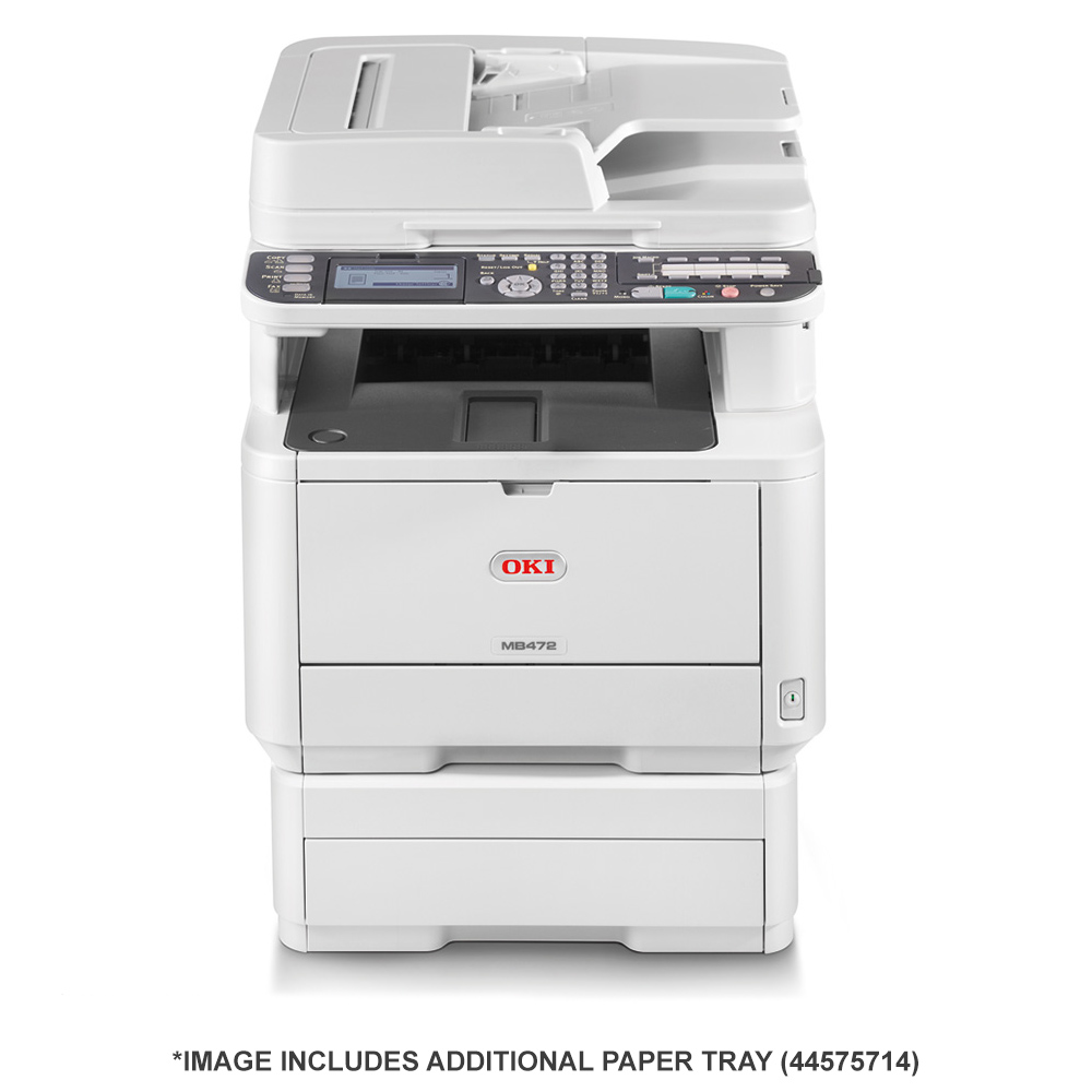 OKI MB472dnw A4 Mono Multifunction LED Laser Printer 45858401