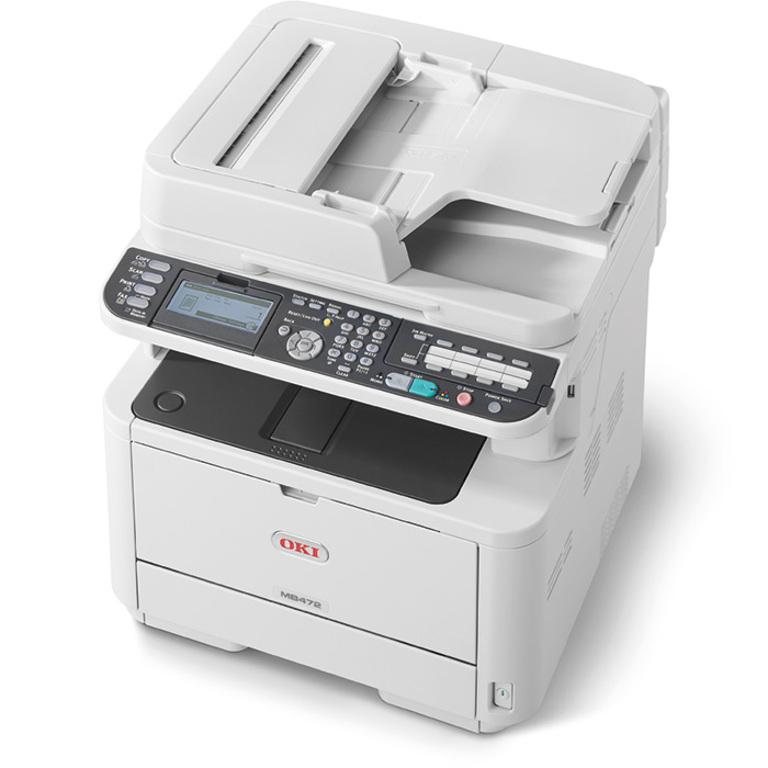 OKI MB472dnw A4 Mono Multifunction LED Laser Printer 45858401