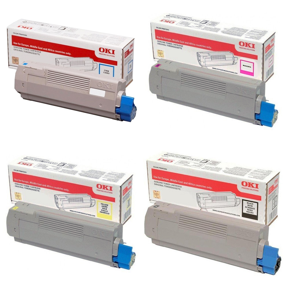 OKI | C833 | C843 Toner Value Pack CMYK (7,000 Pages)