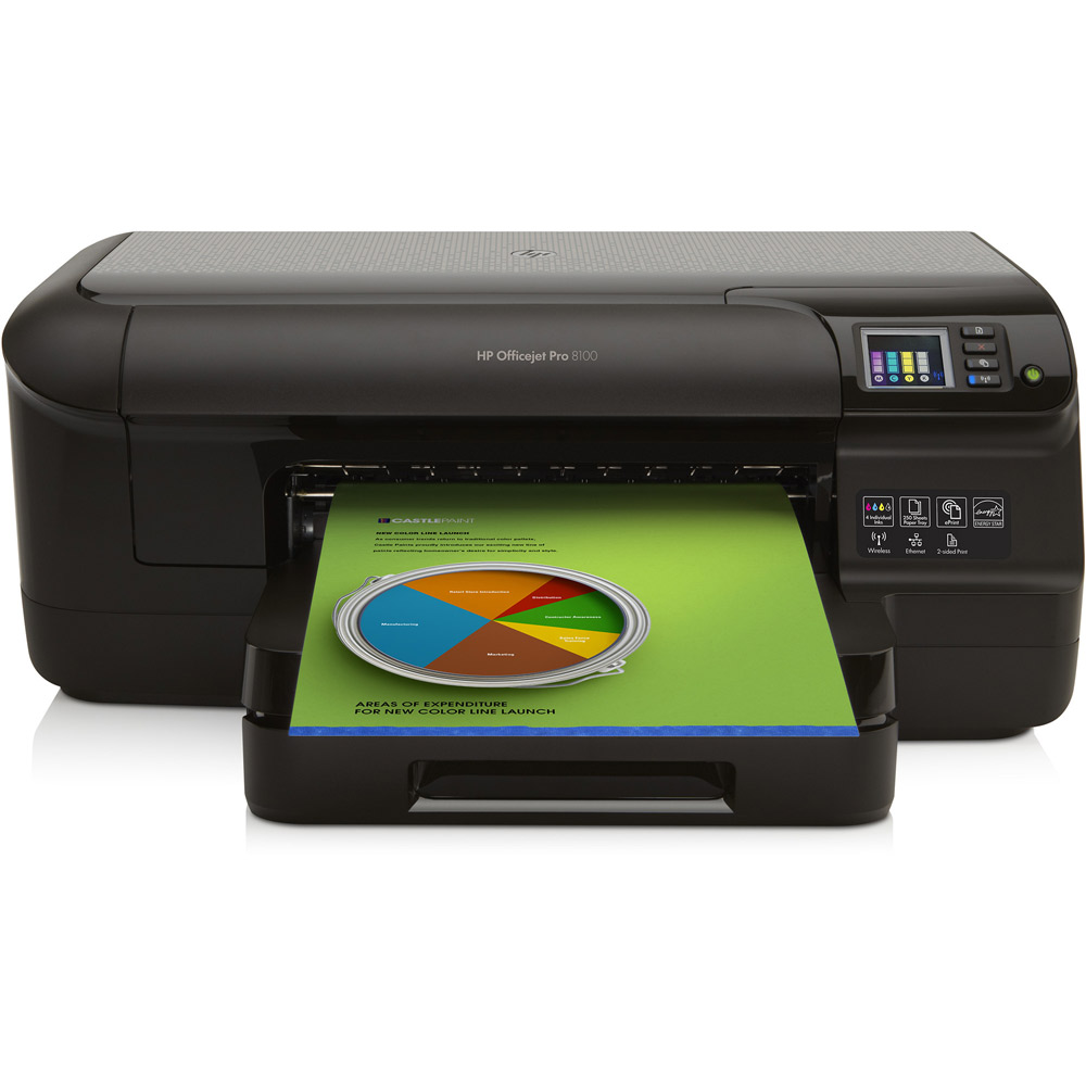 HP Officejet Pro 8100 A4 Colour Inkjet Printer - CM752A