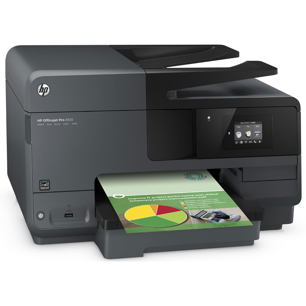 HP Officejet Pro 8610 A4 Colour e All in One Inkjet Printer A7F64A