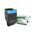 Genuine Lexmark Cyan Return Programme Toner Cartridge (2,300 pages)