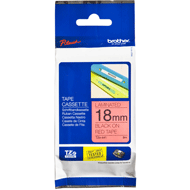 Brother TZe-441 18mm Labelling Tape (BLACK ON RED)