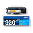 Brother TN-320C Cyan Toner Cartridge (1,500 Pages)