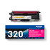 Brother TN-320M Magenta Toner Cartridge (1,500 Pages)