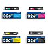 Brother TN-326 High Capacity Toner Cartridge Value Pack CMY (3.5K Pages) K (4K Pages)