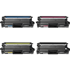 Brother TN-821XL High Capacity Toner Cartridge Value Pack CMY (9K Pages) K (12K Pages)
