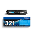 Brother TN-321C Cyan Toner Cartridge (1,500 Pages)