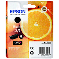 Genuine Epson Black No.33 Claria Premium Ink