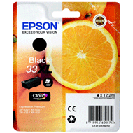 Genuine Epson Black No.33XL Claria Premium Ink