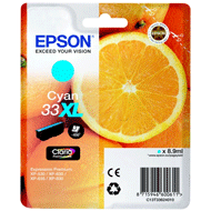 Genuine Epson Cyan No.33XL Claria Premium Ink