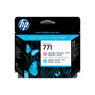 Genuine HP No. 771 Light Magenta and Light Cyan Printhead for DesignJet Printers