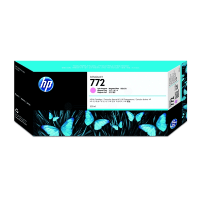 Genuine HP No.772 Light Magenta Ink Cartridge (300ml) for HP Designjet Z5200 PostScript Printer