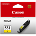 Canon CLI-551Y Yellow Ink Cartridge (330 Pages)