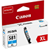 Canon CLI-581XL High Yield Cyan Ink Cartridge (519 Pages)
