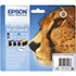Genuine Epson T0715 Ink Cartridge Multi Pack CMY (5.5ml) K (7.4ml)