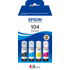 Epson 104 Ink Bottle Value Pack CMY (7.5K Pages) K (4.5K Pages)