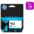 HP 953 Cyan Ink Cartridge (630 Pages)