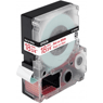 Genuine Epson Red/White 18mm (9m) tape