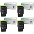 Lexmark Return Programme Toner Value Pack CMY (1.4K Pages) K (2K Pages) 