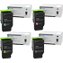 Lexmark Extra High Yield Toner Value Pack CMY (5K Pages) K (8.5K Pages)
