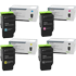 Lexmark Ultra High Yield Toner Value Pack CMY (7K Pages) K (10.5K Pages) 